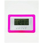 Relógio Despertador de Mesa Temperatura Controle de Voz Lcd Led 3806