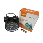 Relógio Despertador de Mesa Tradicional Le-8103 - Lelon + Pilha