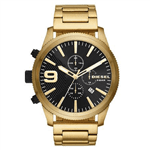 Relógio Diesel Masculino Black And Gold Dourado DZ4488-1DN