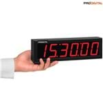 Relógio Digital de Parede com 6 Dígitos e Alcance de 20m RDI-2P – Pró-Digital