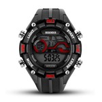 Relogio G-Shock Espotivo Luxo Waknoer Vermelho