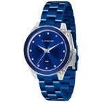 Relógio Lince Feminino Ref: Lra4431p D1dx Acrílico Azul