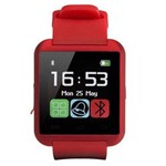 Relógio Masculino Bluetooth Smart U8 Vermelho