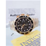 Relógio Masculino Invicta Pro Diver 25298 - Ouro 18K 50mm de Diâmetro 200 Mts