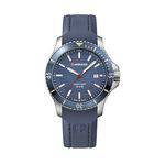 Relógio Masculino Suíço Wenger Linha Seaforce Pulseira Silicone Azul 01.0641.124