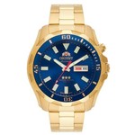 Relógio Orient Masculino Ref: 469gp078 D1kx Casual Automático Dourado