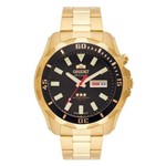 Relógio Orient Masculino Ref: 469gp078 P1kx Casual Automático Dourado