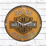 Relógio Parede Sala Decorativo Harley Vintage Pulso 30x30x2cm