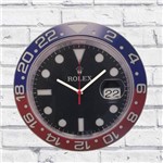 Relógio Parede Sala Decorativo Personalizado Pulso 30x30x2cm