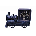 Relógio Retrô - Trem Locomotiva Antiga de Ferro
