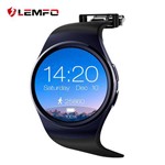 Relógio Smart Watch Lemfo Kw18 LCD 1,3 Pol. Preto