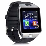 Relógio Smartwatch Dz09 Bluetooth Celular Universal Android Prata