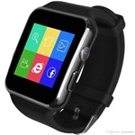 Relógio Smartwatch X6 Original Celular Inteligente Touch Bluetooth Chip Ligações Pedômetro Câmera - Preto