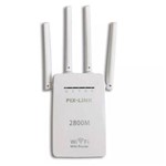Repetidor Wi-Fi Mini Roteador Wireless 4 Antenas 2800m