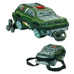 Resgate Carro Combat Kit Mochila 3d com Rodas + Lancheira - Diplomata