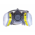 Respirador Máscara 3m Semi Facial 6200 + 6003 + 5n11 + 501 - Completo