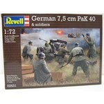 Revell 02531 Figuras Soldados Alemão 7,5 Cm Pak 40 Soldados 1:72