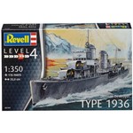 Revell 05141 German Destroyer Type 1936 1:350