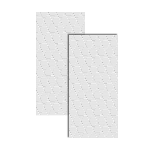 Revestimento Canelado Branco Brilhante Retificado 43,2x91cm - 2950 - Ceusa - Ceusa