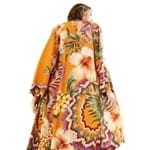 Robe Kimono Tigre Tropical Est Tigre Tropical_Laranja Tangerina - P