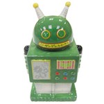Robô Cofrinho - Robot Two Antenna In The Head Verde