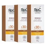 Roc Minesol Actif Unify Tinted Mousse Deep Fps 30 40g 3 Unidades