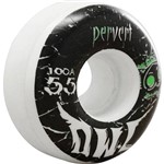 Roda para Skate Pervert 55mm Owl Sports - Branco