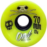 Roda para Skate Ripper 70mm 85a Owl Sports - Amarelo