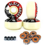 Roda Skate 51mm Black Sheep Fundida com Rolamentos