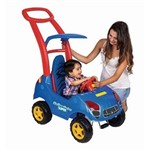 Roller Baby Super Azul Estofado Som e Luz 1041 - Magic Toys