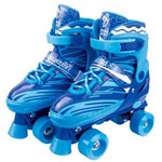 Roller Skate Patins Ajustável - Azul - Fênix
