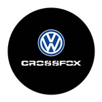 S02 Capa de Estepe Volkswagen Crossfox Logo Azul