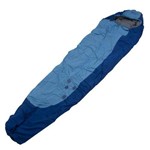 Saco de Dormir Marinho com Azul Micro Pluma - Trilhas e Rumos