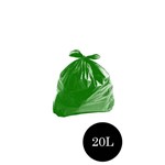 Saco de Lixo Comum Verde 20LTS Pct C/100 Un
