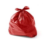 Saco Lixo Coleta Seletiva 60 Litros Vermelho Plástico C100