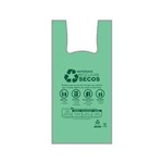 Sacola Plástica Verde Impressa Green Tamanho 48x55 com 500