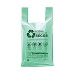 Sacola Plástica Verde OxiBiodegradável 48 X 55cm com 500 un Extrusa