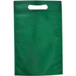 Sacola Tnt 32x20cm Verde Escuro Kit Pacote com 10