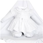 Saída de Maternidade Sonho Mágico Blusinha Luxo Branco