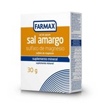 Sal Amargo (sulfato de Magnésio) Farmax - 30g