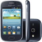 Smartphone Samsung Galaxy Fame Duos Dual Chip Desbloqueado Android 4.1 Tela 3.5" 3G Wi-Fi Câmera 5 MP - Grafite