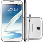 Samsung Galaxy Note II Branco N7100 Android 4.1 Câmera 8MP 3G Wi-Fi Memória Interna 16GB