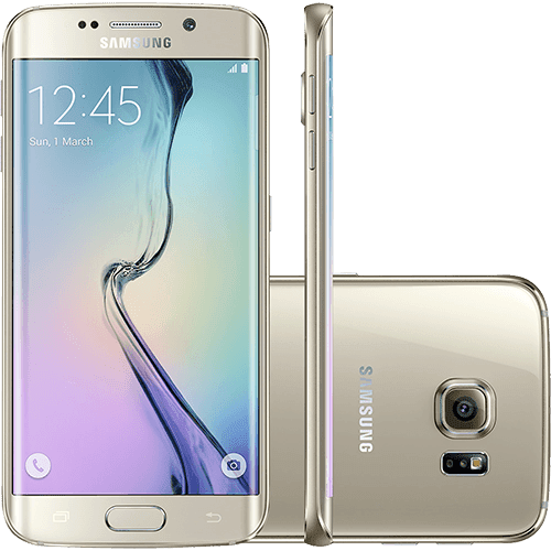 Samsung Galaxy S6 Edge 32GB 4G Android 5.0 Tela 5.1" Câmera 16MP - Dourado