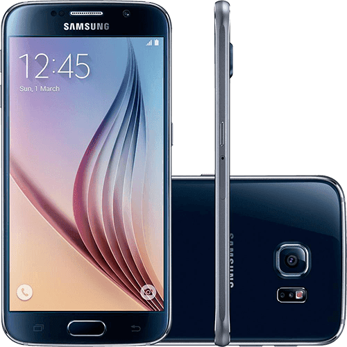 Samsung Galaxy S6 32GB 4G Android 5.0 Tela 5.1" Câmera 16MP - Preto