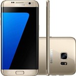 Samsung Galaxy S7 Edge Gold Kit Android 6.0 Tela 5.5" 32gb 4g Câmera 12mp
