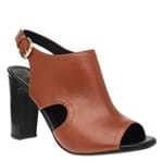Sandal Boot Couro - Mel 35