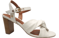 Sandália Branco Cristófoli 172381 Conforto | Dtalhe Calçados
