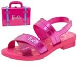 Sandália Infantil Barbie Volta ao Mundo Grendene Kids - 22025 Pink 23/24