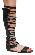 Sandália Número Grande Dudaiá 17602 Gladiadora |Dtalhe Calçados