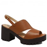 Sandália Zariff Shoes Salto Grosso Recortes 90846 | Betisa